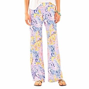 Lilac Verbena So Snappy Bal Harbour Palazzo Pant